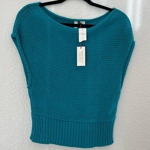 NWT Moth from Anthropologie. Beautiful teal blue green sweater. Never worn. Sm